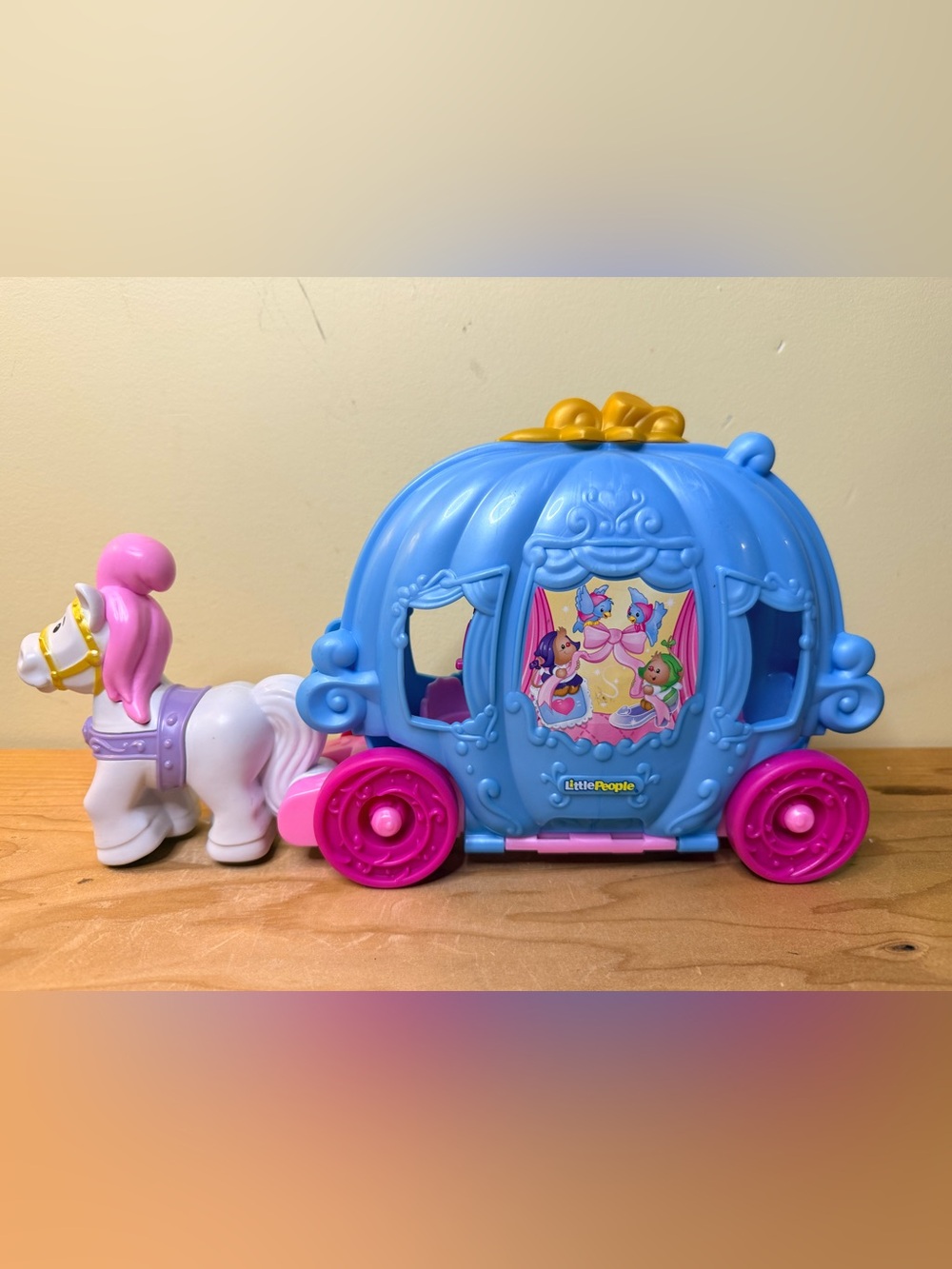 Little People Cinderella Klip Klop Carriage Fischer Price Disney Princess 2021